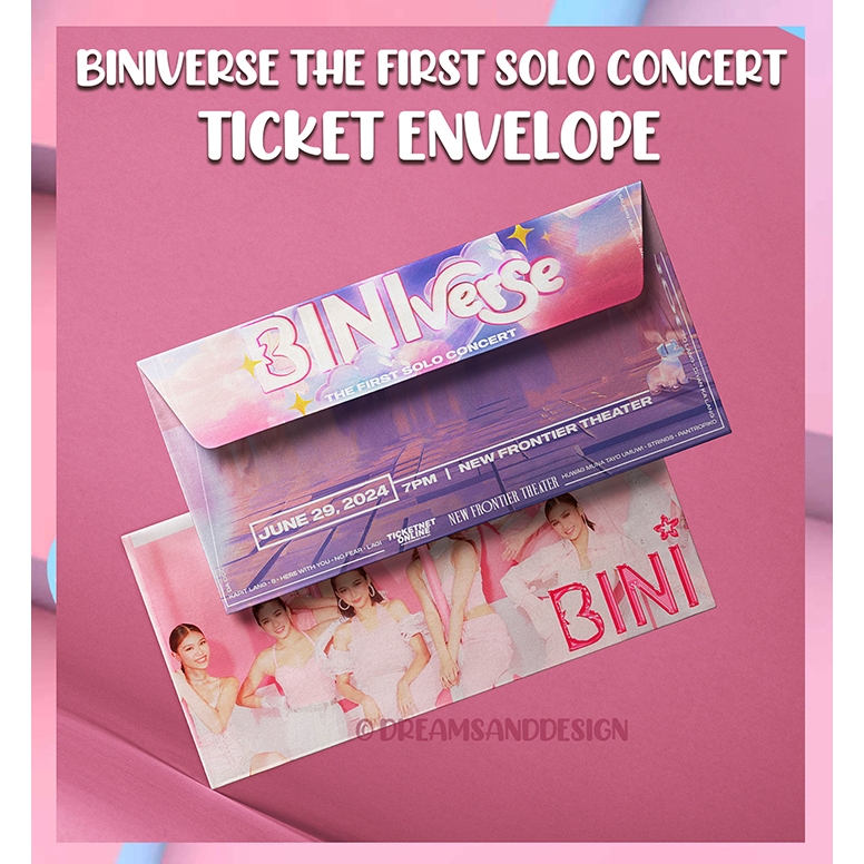 BINIverse The First Concert Ticket Envelope | Shopee Philippines