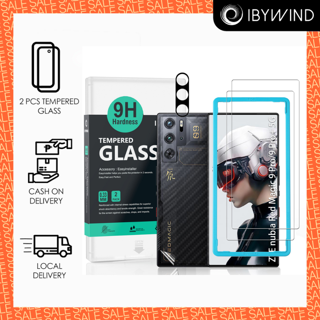 Ibywind Tempered Glass For Zte Nubia Redmagic 9 Pro 9 Pro 5g 2pcs With 1pc Cam Lens 3029