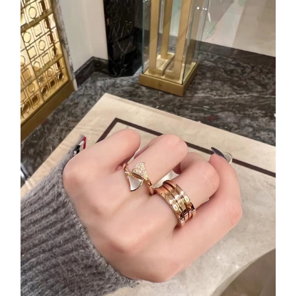 18k Real Saudi Gold Gold B-u-l Spring Ring | Shopee Philippines