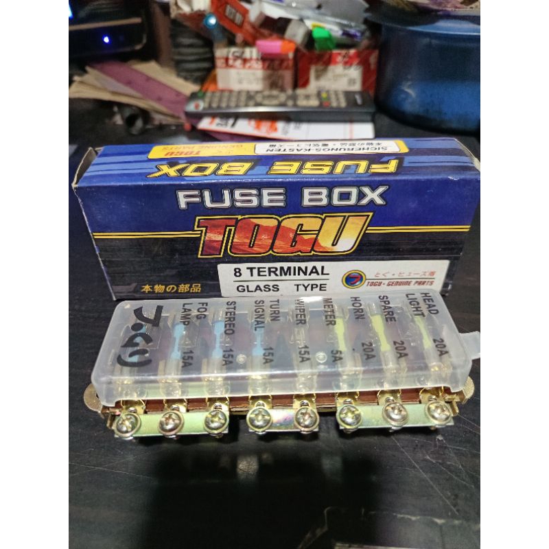TOGU GLASS TYPE FUSE BOX 8 TERMINAL | Shopee Philippines