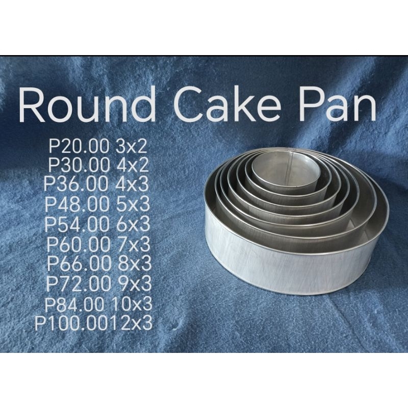 ROUND PAN / BENTO CAKE MOLDER / ROUND CAKE PAN ALUMINUM | Shopee