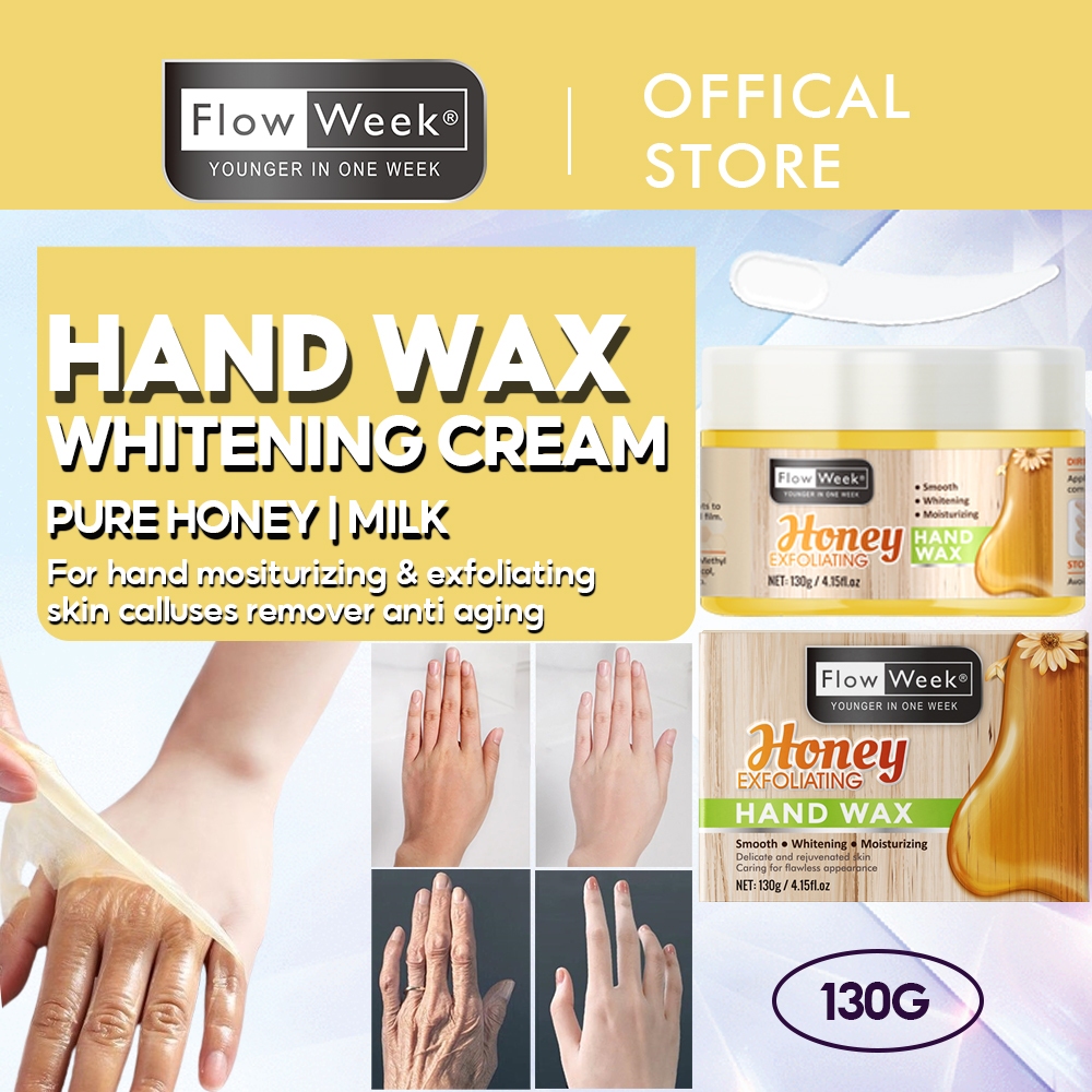 Flowweek Hand Wax Whitening Cream Hand Mositurizing Exfoliating