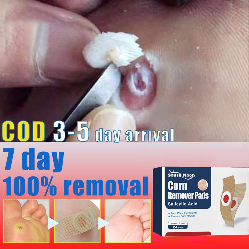 YANJIAYI 24pcs Foot Corns Remover Patch warts remover pad corn and