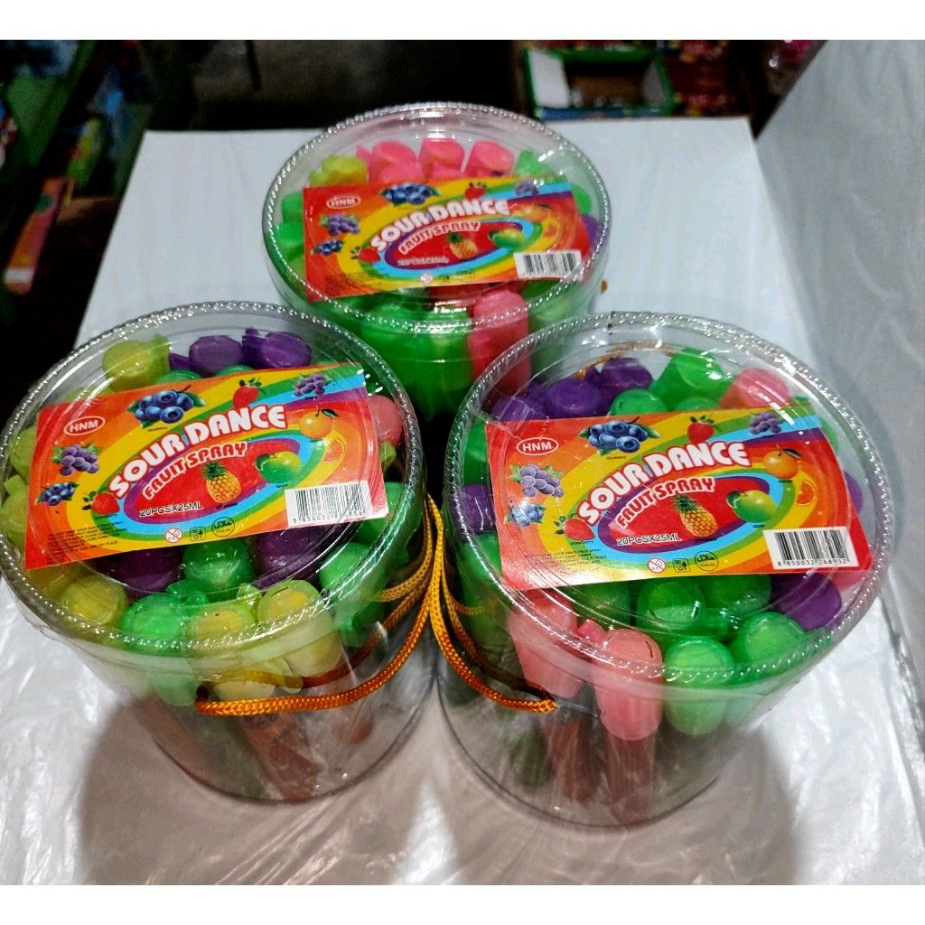 Sour Dance Fruit Spray/ Candy Spray/ 30 Pieces Candy/ Sweets, Snacks ...