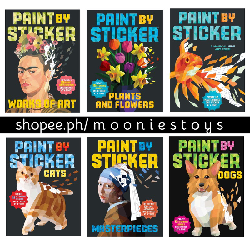 Paint by Sticker Books for Adults Shopee Philippines