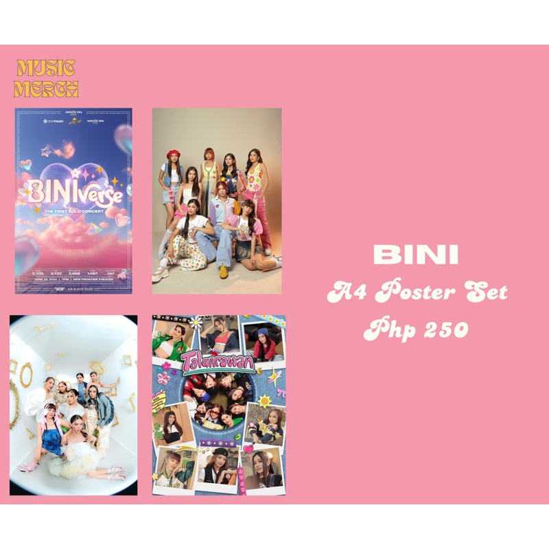 BINIverse A4 Poster Set | Shopee Philippines