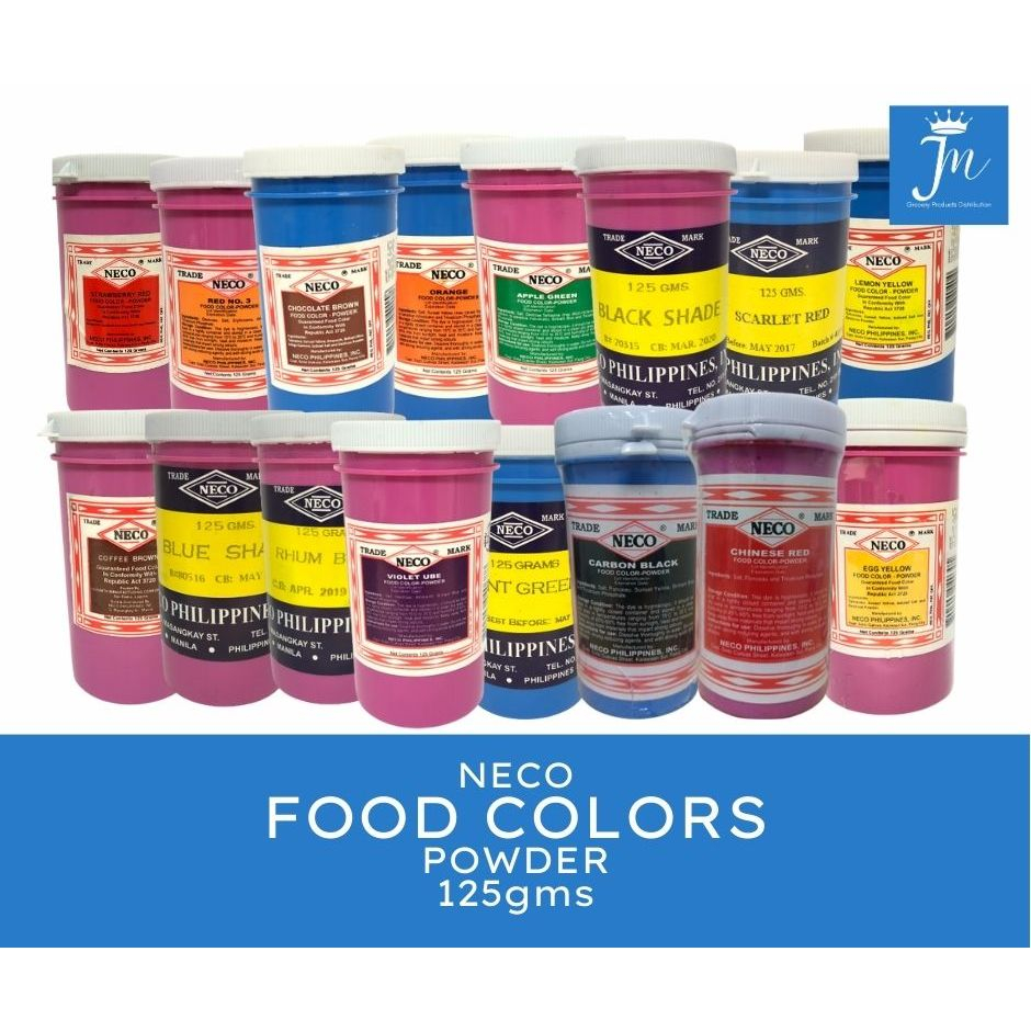 NECO FOOD COLORS POWDER FORM 125GMS Shopee Philippines