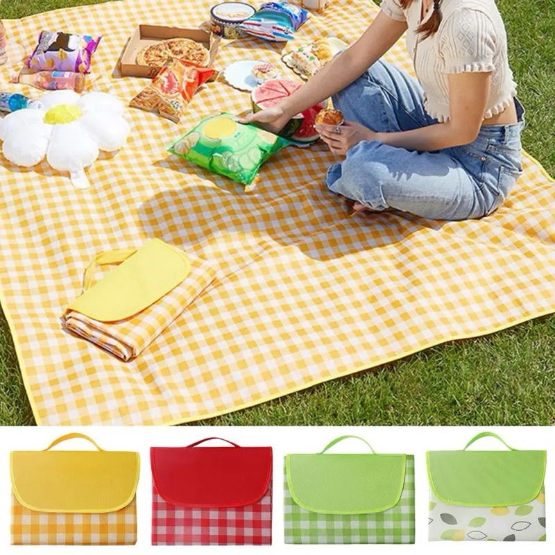 150*100cm Portable Picnic Blanket Mat Outdoor Waterproof Picnic Rug ...