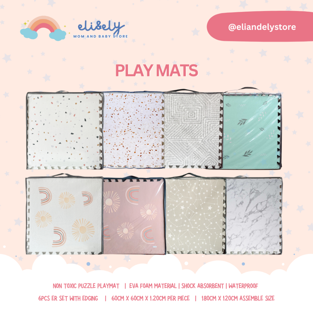 PLAYMATS Eva Foam Nontoxic XL PlayMat for Babies and Toddlers