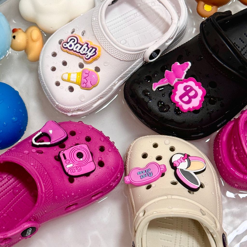 Barbie Crocs Sandals Clogs Slippers For Kids Baby Girls Boys with Jibbitzs