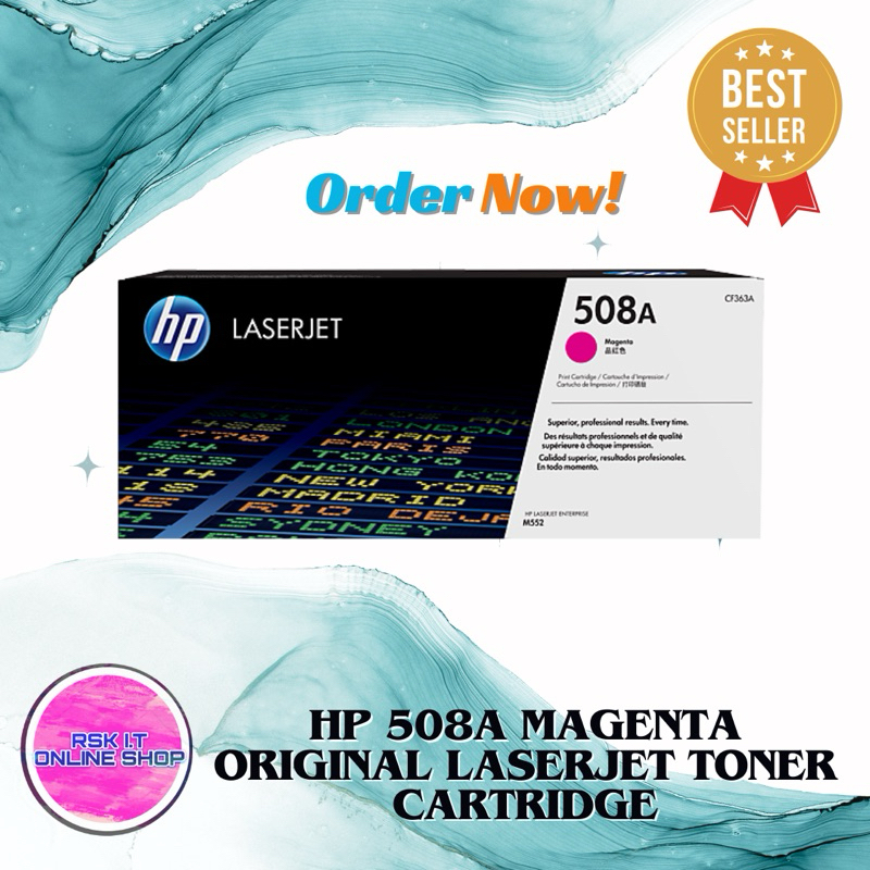 HP 508A Magenta Original LaserJet Toner Cartridge, (CF363A) | Shopee ...