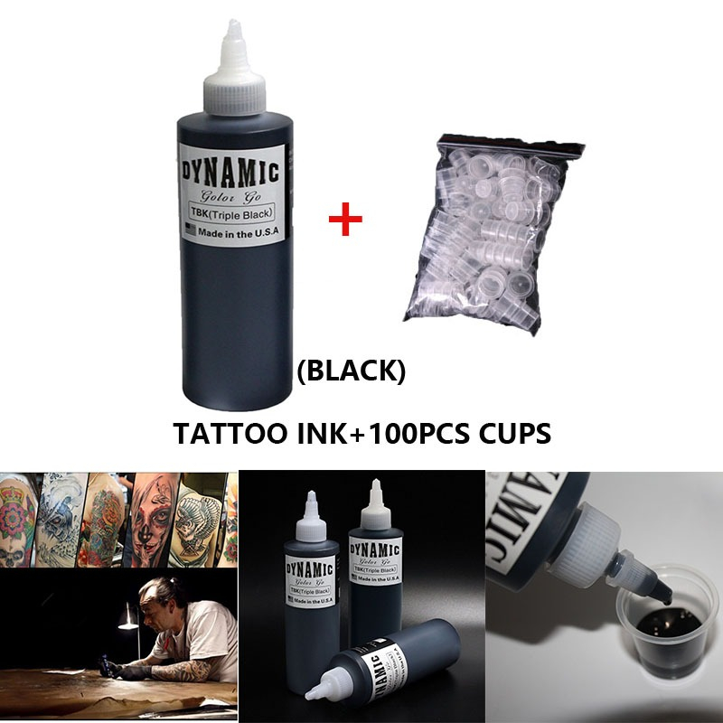 Tattoo Black Ink and Tattoo Ink Cups | Shopee Philippines