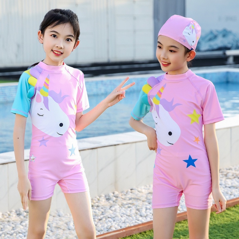 High Quality Swimsuit Kids Baby Dri fit Rashguard Swimming Costume 1pc 2pc Swimwear for Girls Shopee Philippines