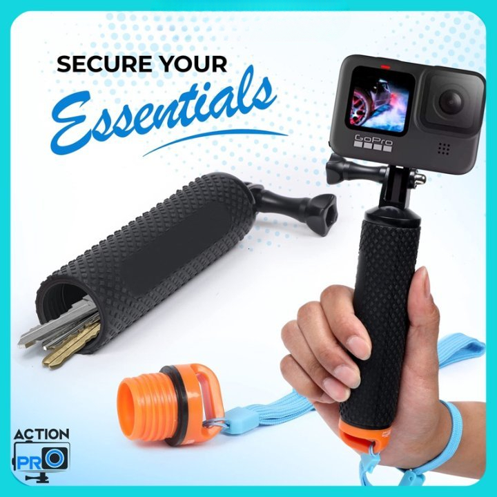 【Pulse】 Floating Hand Grip Water-Proof Monopod Handle Compatible with ...