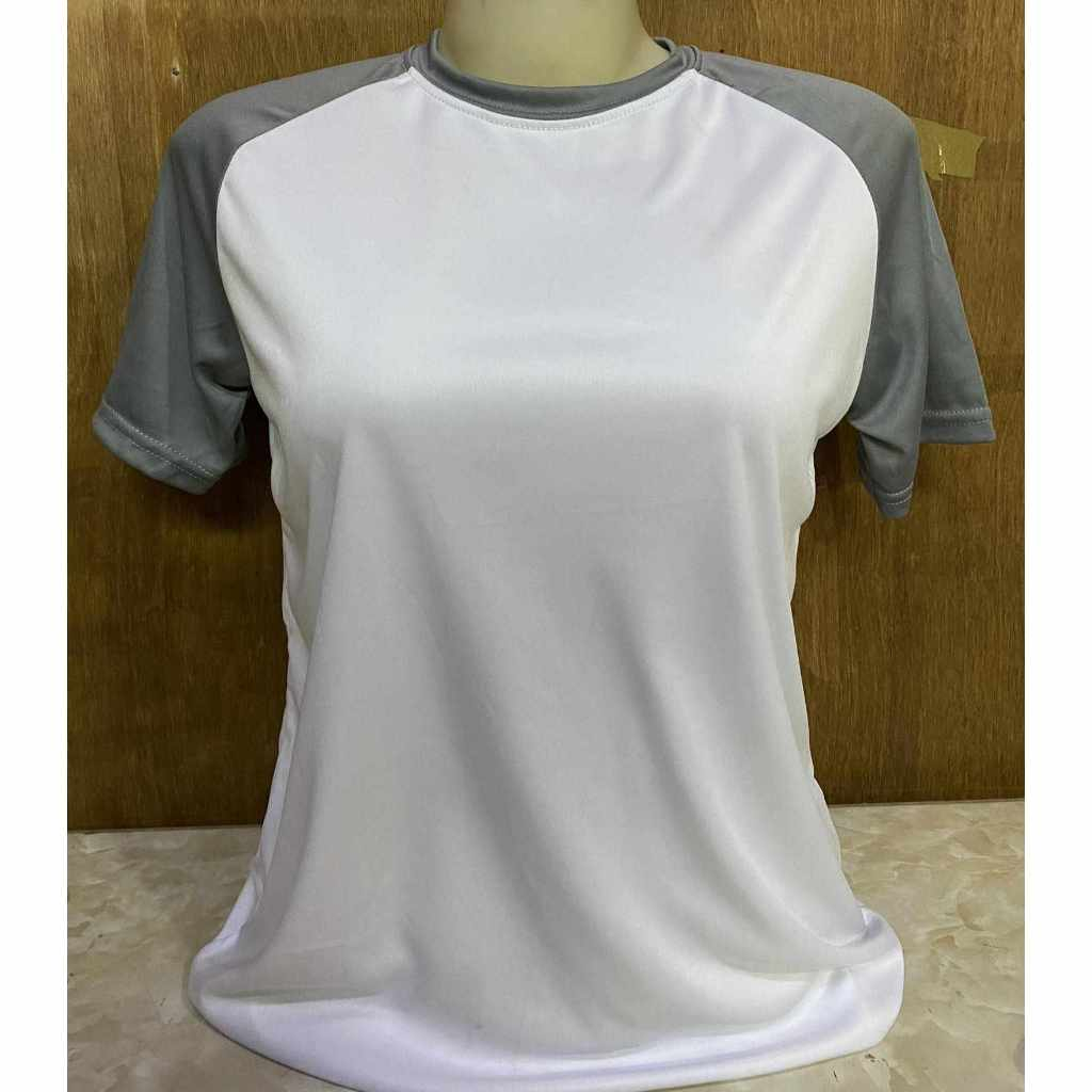 RAGLAN GRAY T-SHIRT ROUND NECK PLAIN UNISEX | Shopee Philippines
