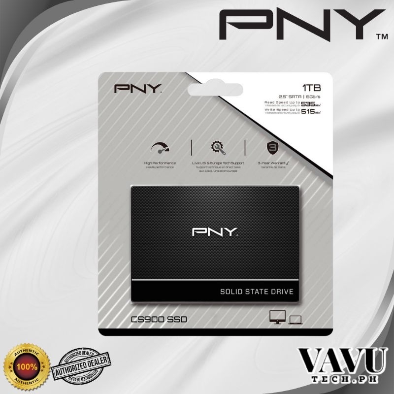 PNY CS900 SSD 1TB 500GB 250GB