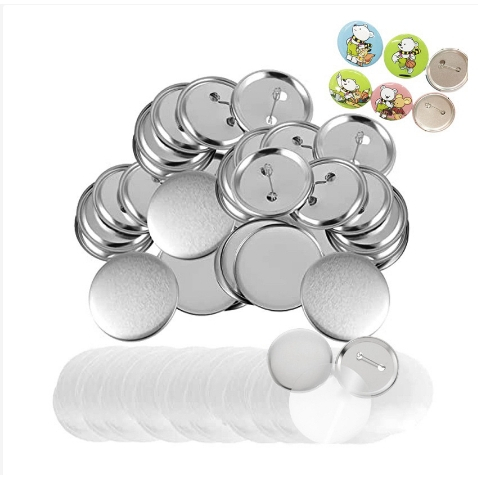 100pcs Badge Pin Button Maker Part DIY Blank Badge Button Part for Art ...