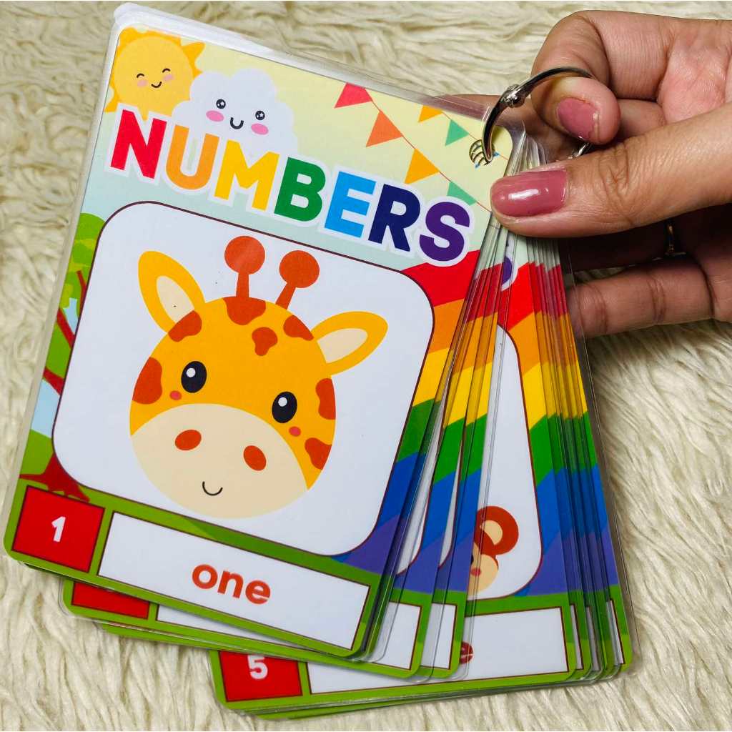 FLASH CARDS FOR KIDS LAMINATED NUMBERS | Shopee Philippines