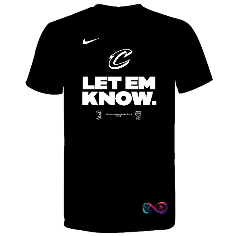 Cleveland Cavaliers LET EM KNOW Playoffs Shirt 2023-2024 | Shopee ...