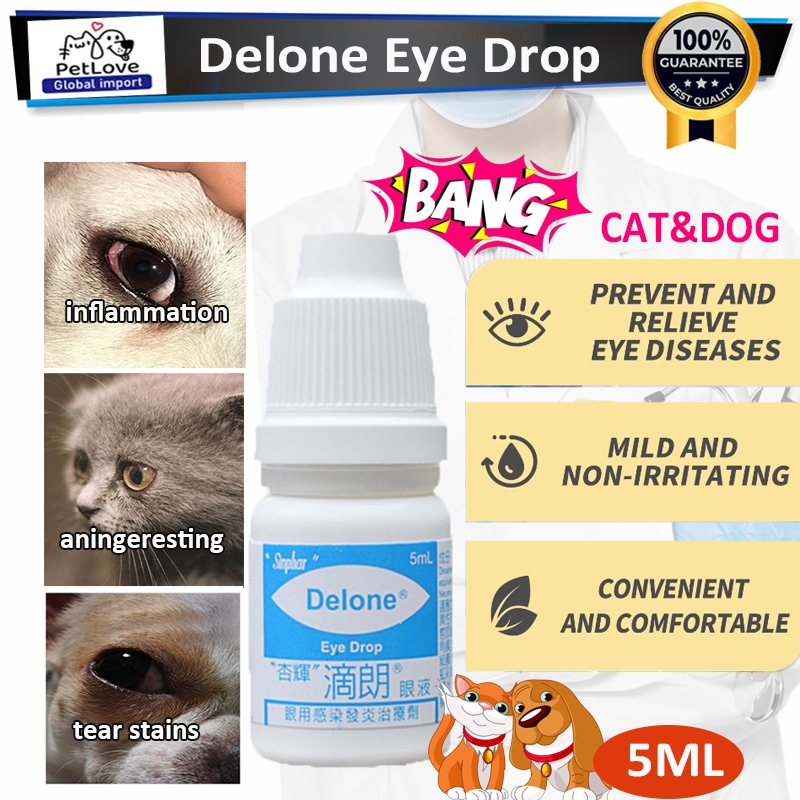 5 ml Gentamicin Eye Drops for Cat Dogs Eye Infection Opthalmic Eye
