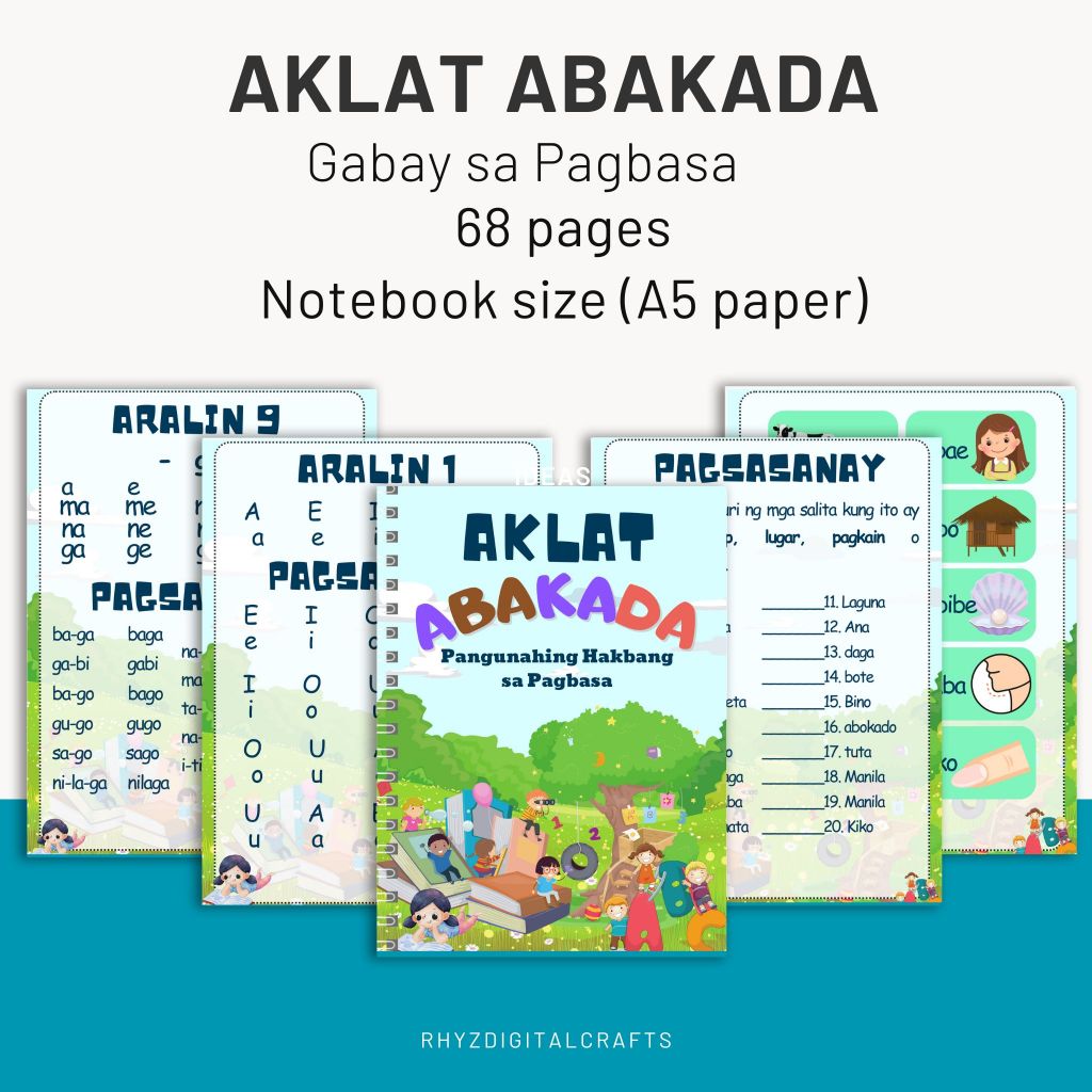 Aklat Abakada, Gabay sa Pagbasa, Filipino Worksheets | Shopee Philippines