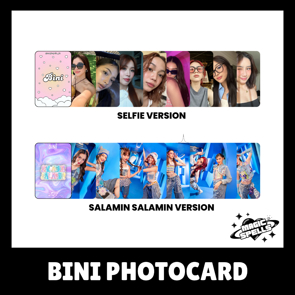 BINIVERSE PENLIGHT / BINI PHOTOCARD | Shopee Philippines