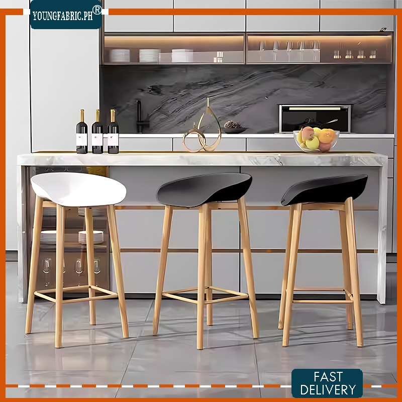 COD Nordic Bar Chair Modern High Chair Bar Table Chair Home Dining