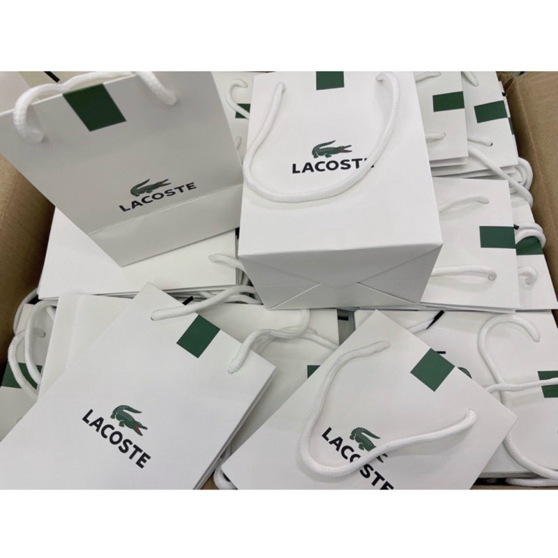 Lacoste paper bag sale