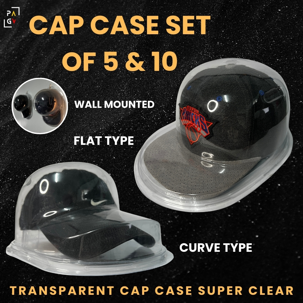 Sets Cap Case Transparent Cap Case Flat Brim Baseball Cap