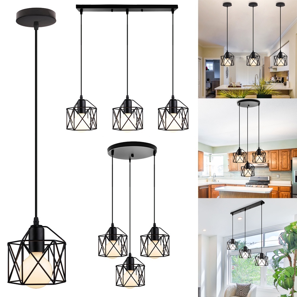 Minimalist Personality American Style Retro Pendant Lights Living Room ...