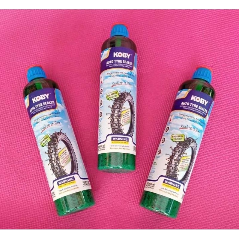 Koby Auto Tire Sealant 500ML Tire Armor, Seal Holes up to 7mm | Shopee ...