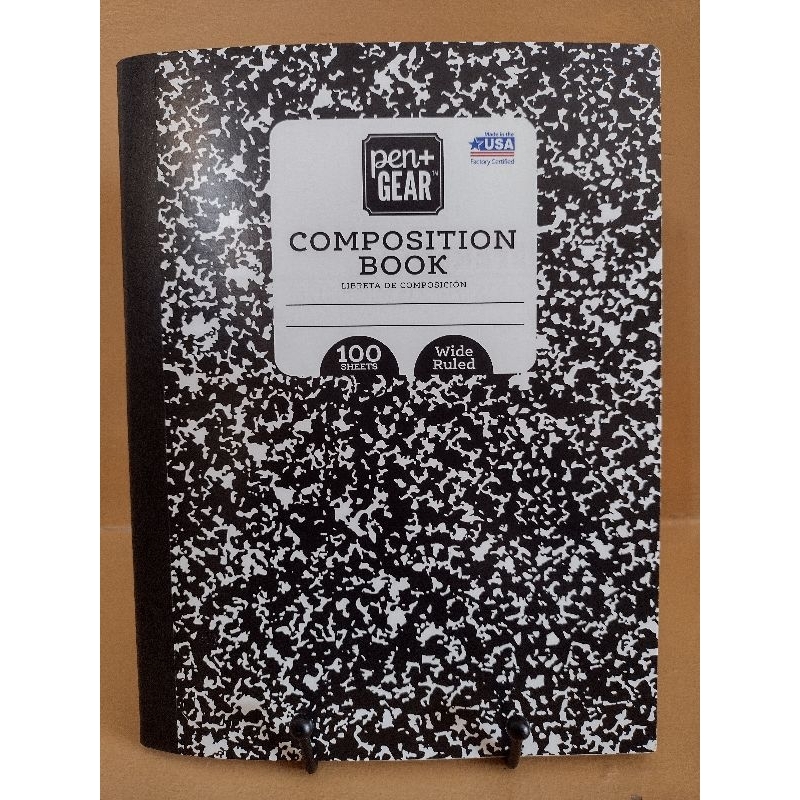 Composition Book ( 100 sheets, wide ruled) | Shopee Philippines