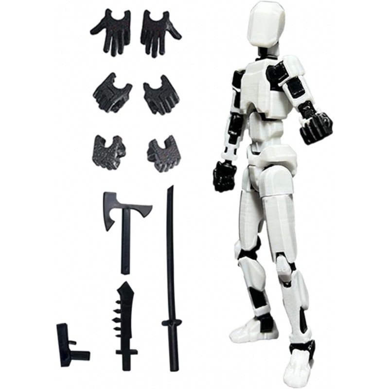 Lucky 13 dummy 13 action figure multi-jointed movable 3D printed toy ...