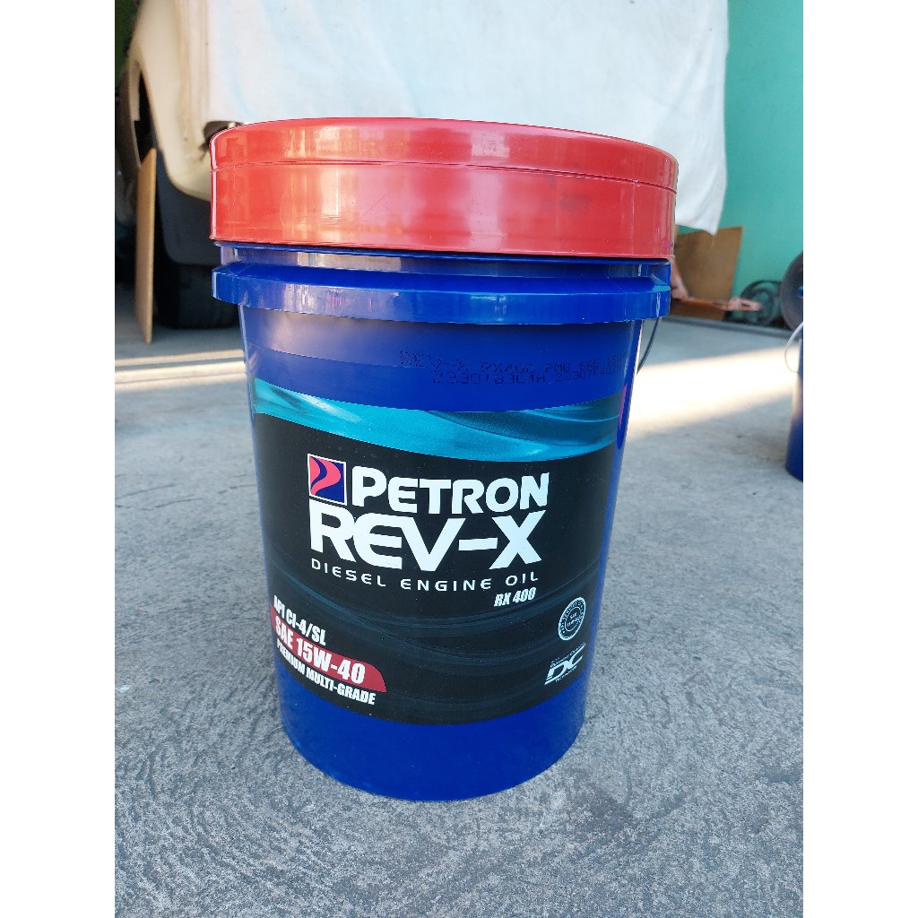 Petron Rev-X RX400 Premium Multi-Grade Sae 15W-40 Diesel Engine Oil 18 ...