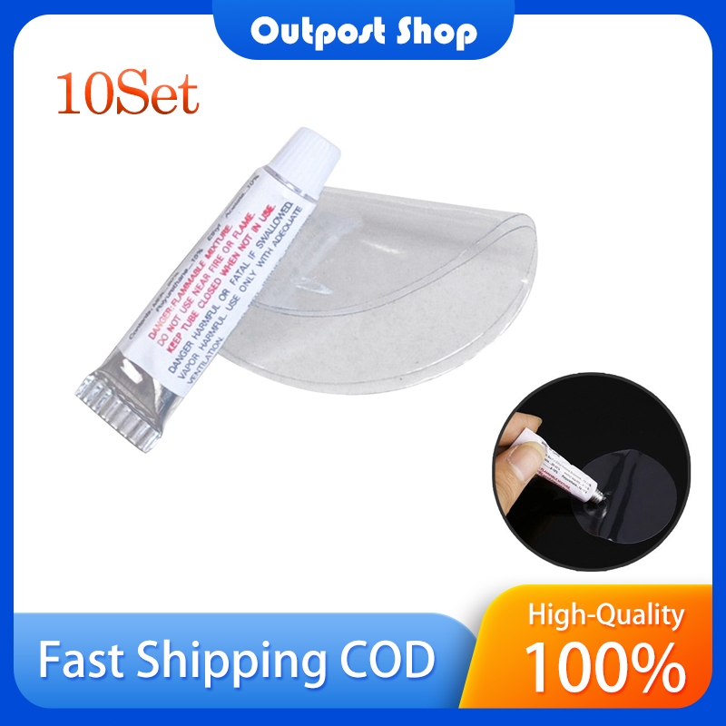 10Set PVC Puncture Repair Patch Glue Kit Adhesive for Air Bed Dinghies ...