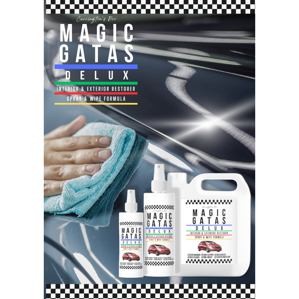 Magic Gatas Automotive Detailing Spray & Wipe Formula Carringtons Pro ...