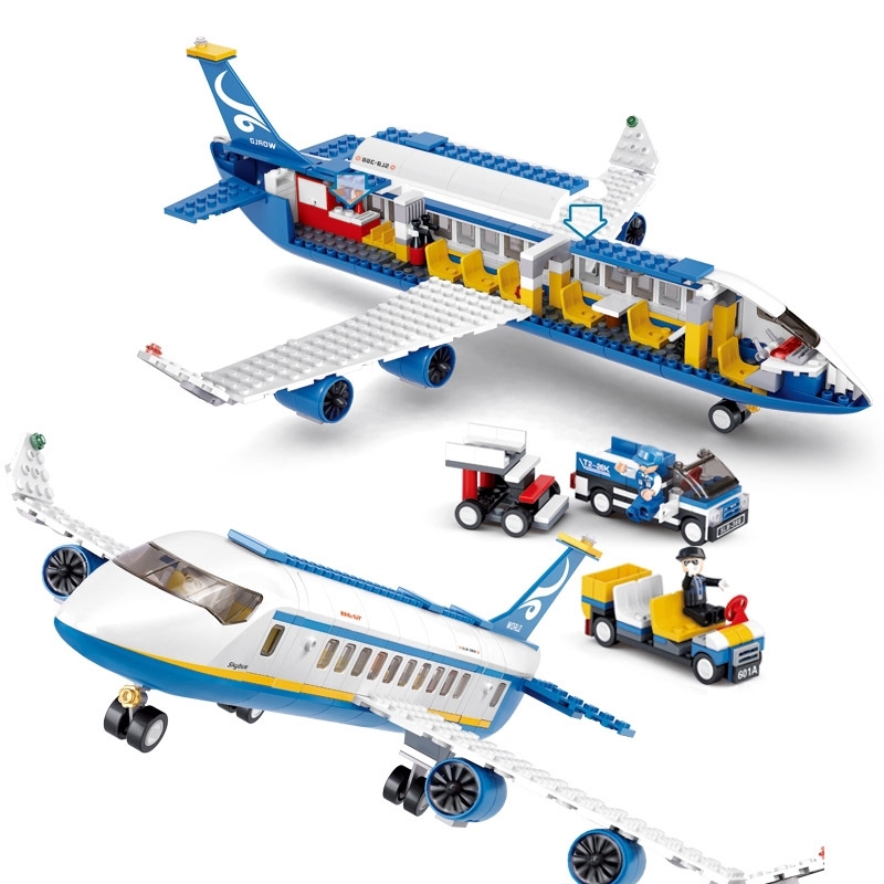 0366 AirBus Model Airplane Block Sets DIY Brick Classic 463 PCS ...