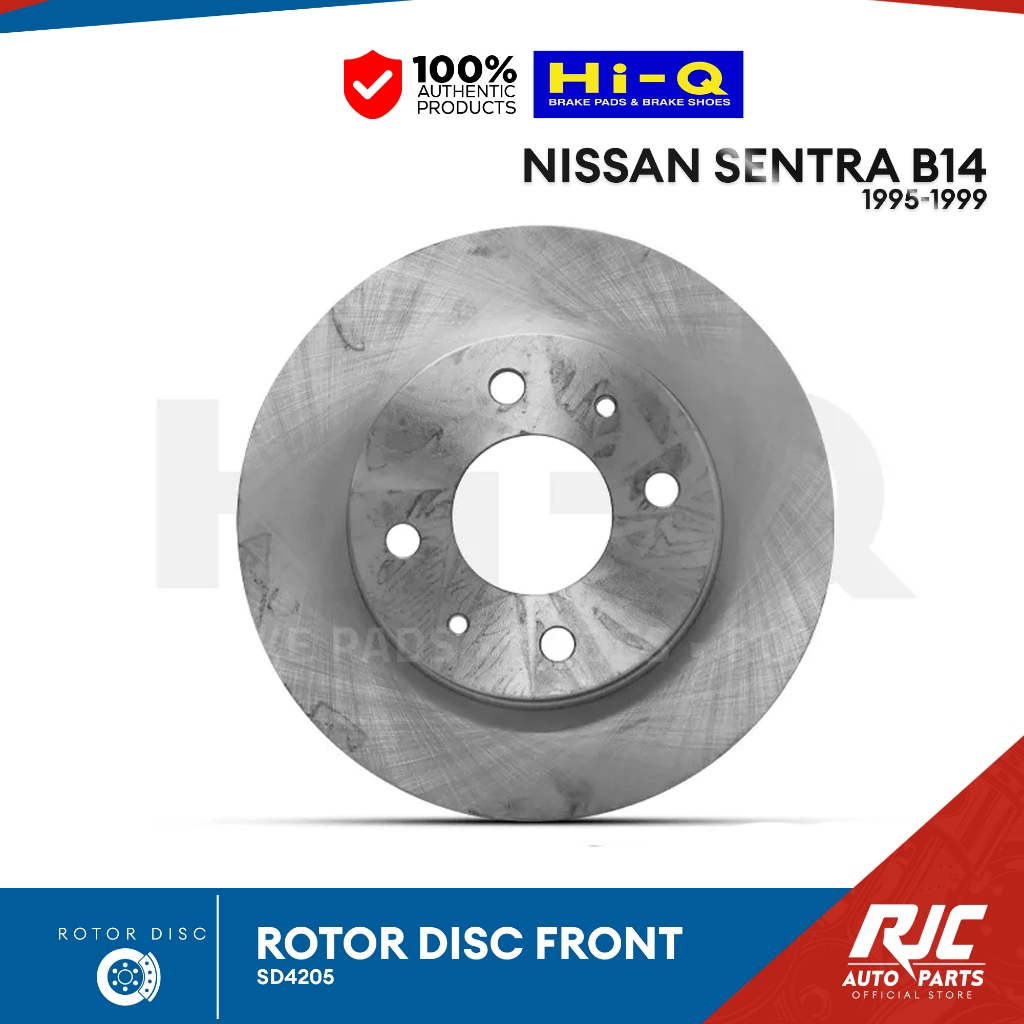 HI-Q ROTOR DISC NISSAN SENTRA B14 FRONT 1995-1999 SD4205 1pc | Shopee ...