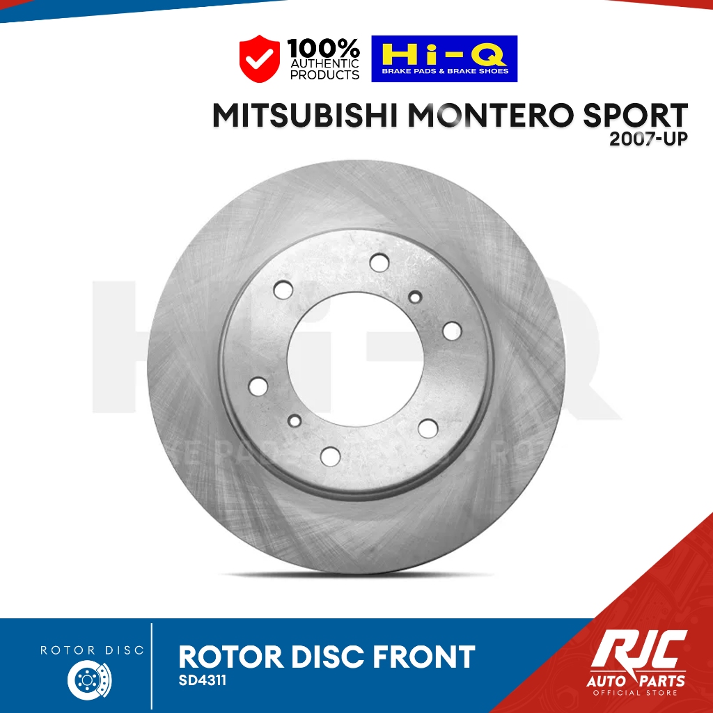 HI-Q ROTOR DISC MITSUBISHI MONTERO SPORT FRONT 2007-UP SD4311 1pc ...