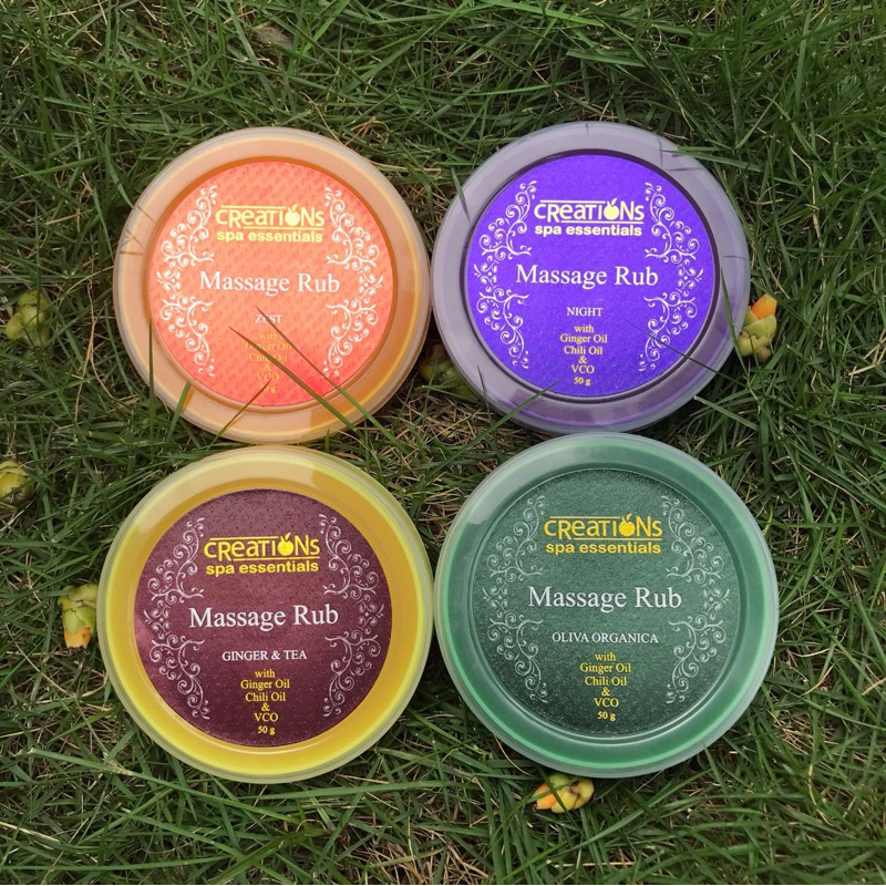 BIG (50g) Massage Rub by Creations Spa Essentials | Shopee Philippines