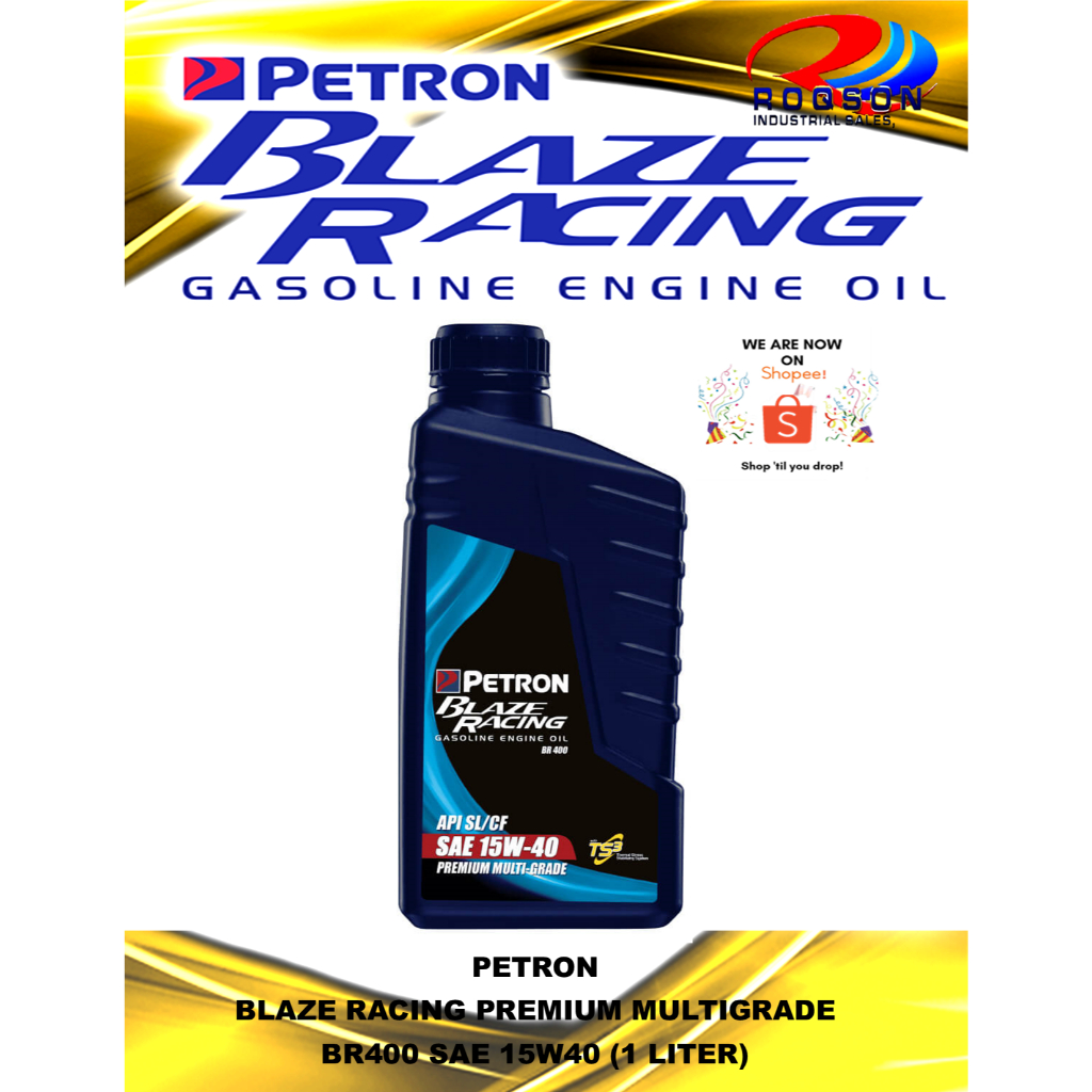 PETRON BLAZE RACING BR400 PREMIUM MULTIGRADE SAE 15W40 (1 LITERS ...