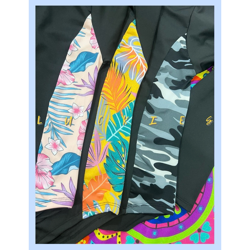 Plus size Bikini Rash guard with side print large to 3xl | Shopee ...