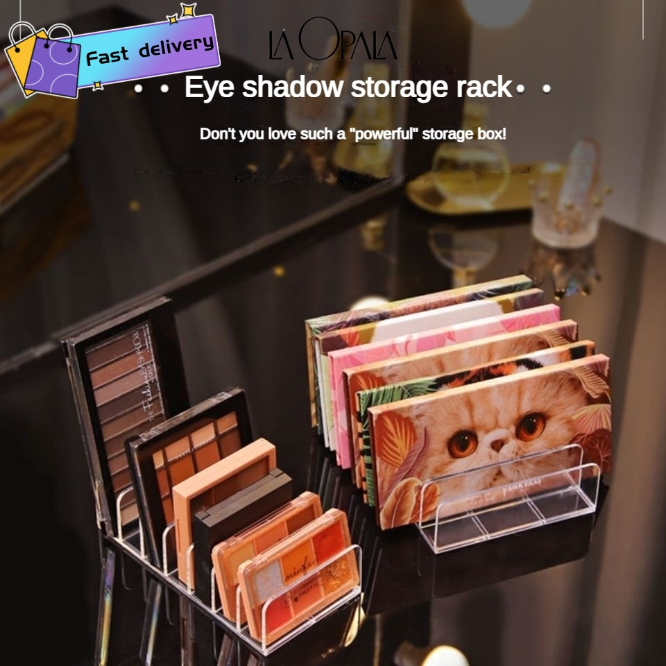 GEEBON Acrylic Eyeshadow Display Tray Transparent Organizer | Shopee ...
