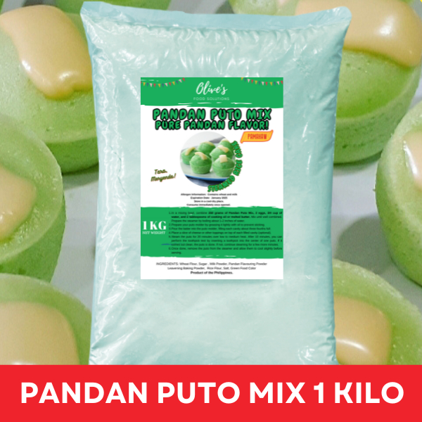 Pandan Puto Mix - Steamed Rice Cakes (1 Kilo) | Shopee Philippines