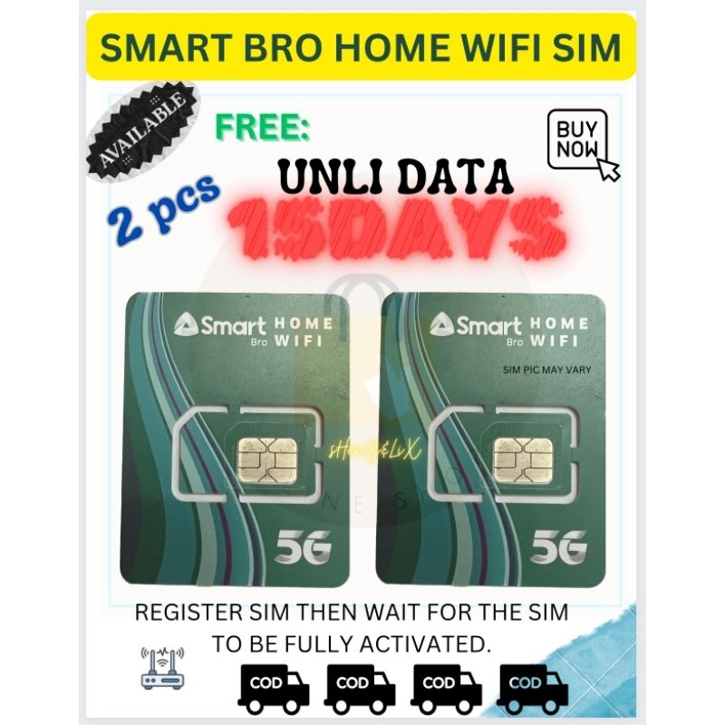 MAY SALE!!! PLDT/SMART BRO SIMCARD FOR SMARTBRO HOME WIFI MODEMS (FREE