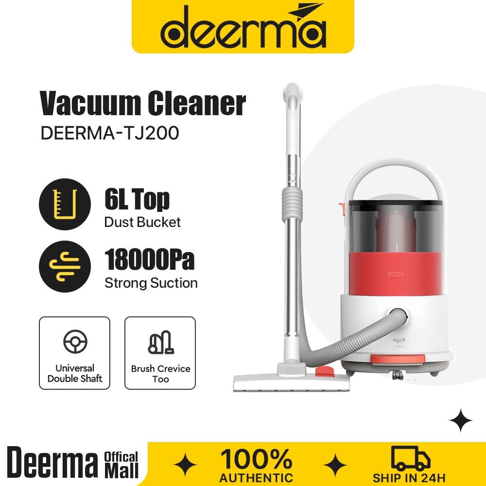Deerma Vacuum Cleaner TJ200 Wet and Dry Multifunctional Bucket Vacuum