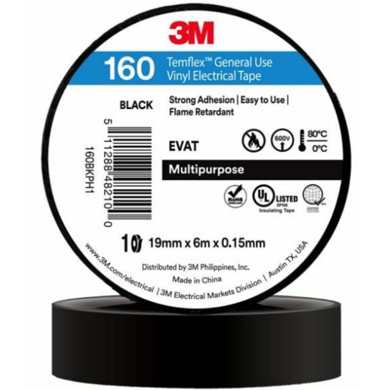 3M Temflex General Use Vinyl Electrical Tape | Shopee Philippines