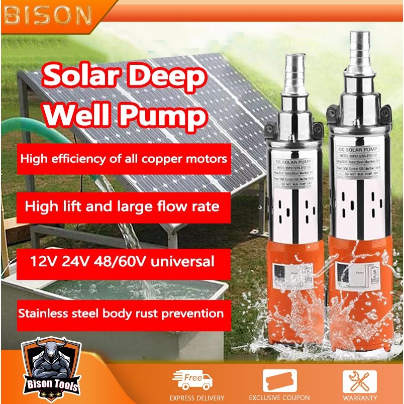 Electric Vehicle Battery Pump Solar Water Pump Deep Well Pump DC Screw ...