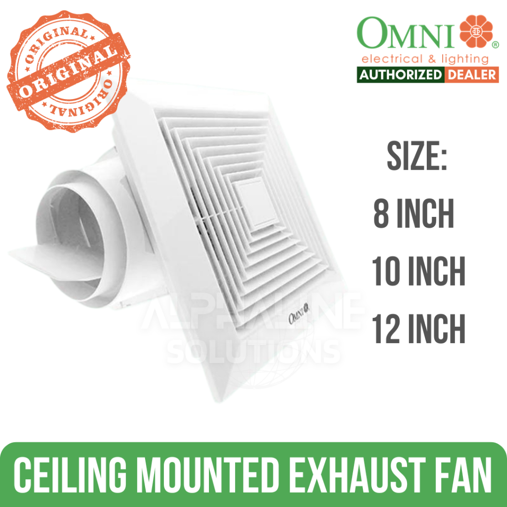 Omni Ceiling Mounted Duct Exhaust Fan 8