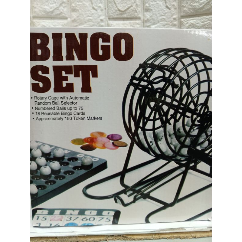 Bingo Set Metal Rotary Cage | Shopee Philippines